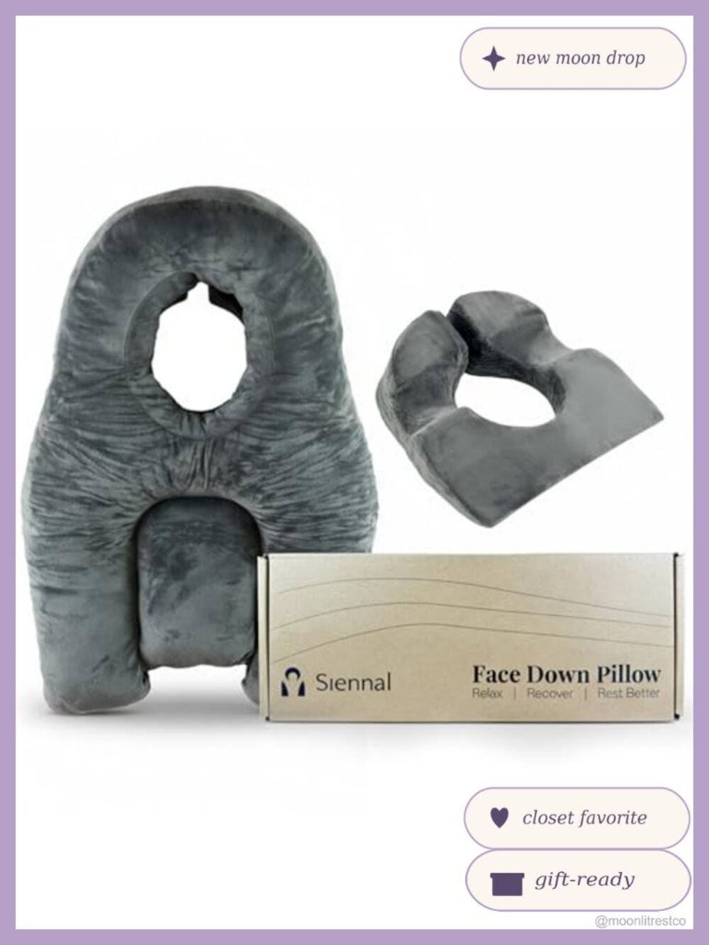 Face Down Pillow Eye Surgery Recovery Prone Breathing Memory Foam